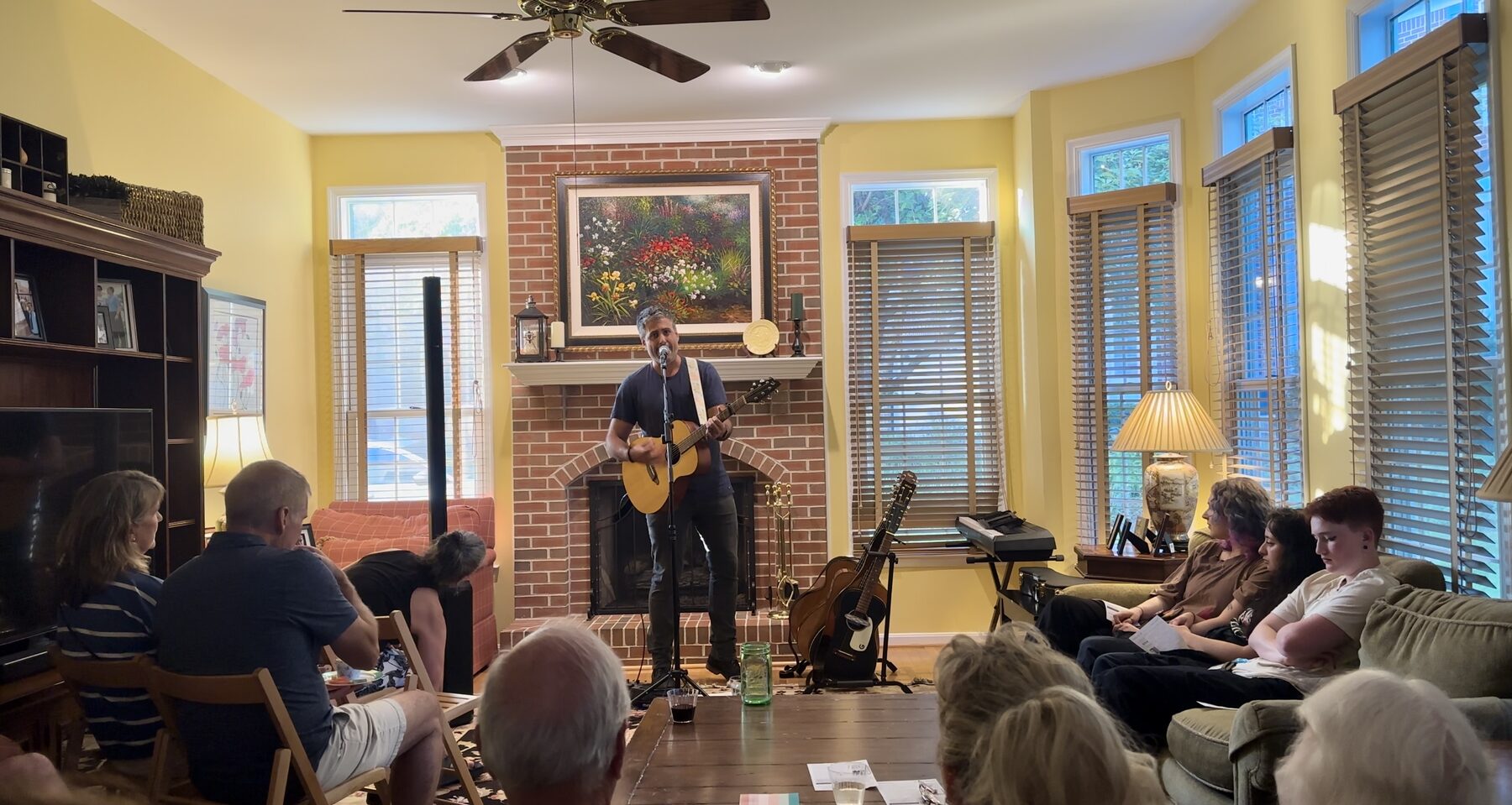 An intimate house concert